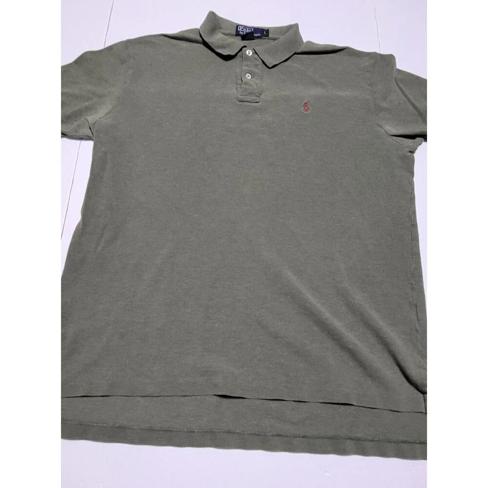 (#L3) Polo Ralph Lauren Short Sleeve Size Men's Large Green